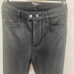 PAIGE Black Denim Bootcut Jeans Size 27
